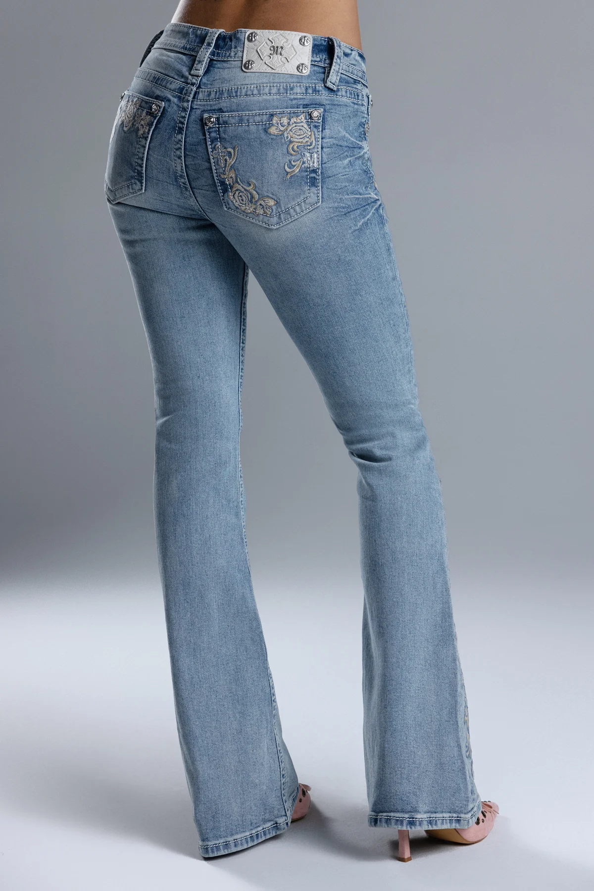 Anora Floral Flare Jeans - Image 9