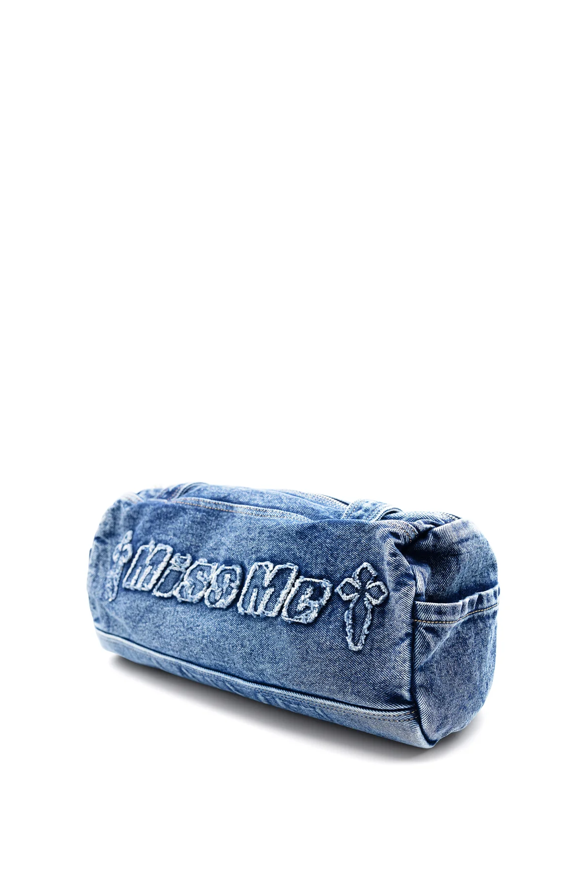 Denim Mini Duffle Bag - Image 3