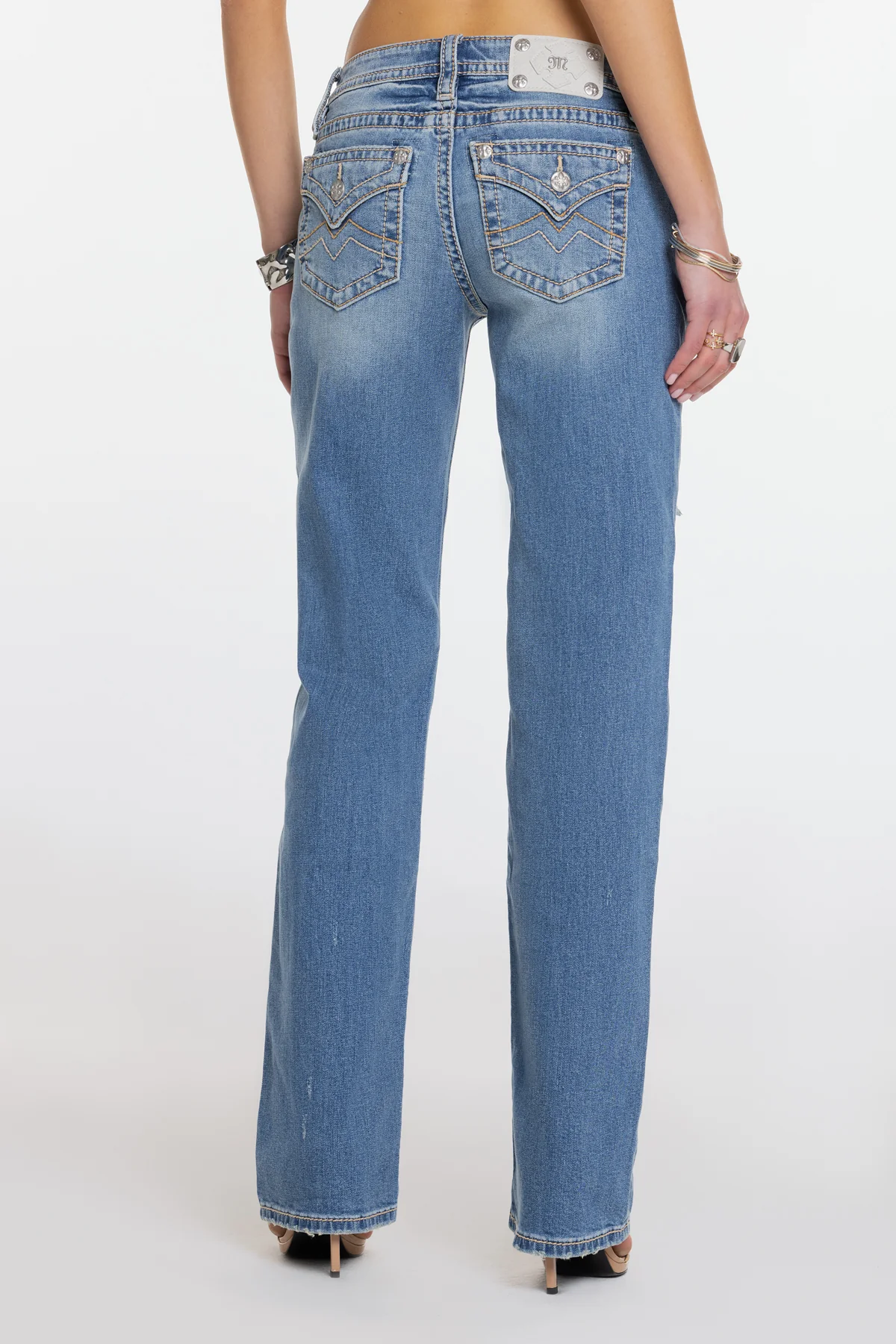 Mina M Low Rise Slim Wide - Image 5