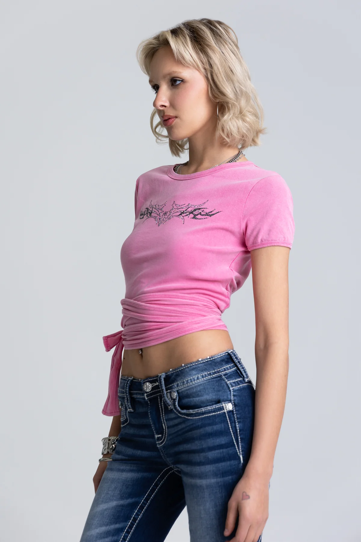 Runaway Graphic Baby Tee - Image 3