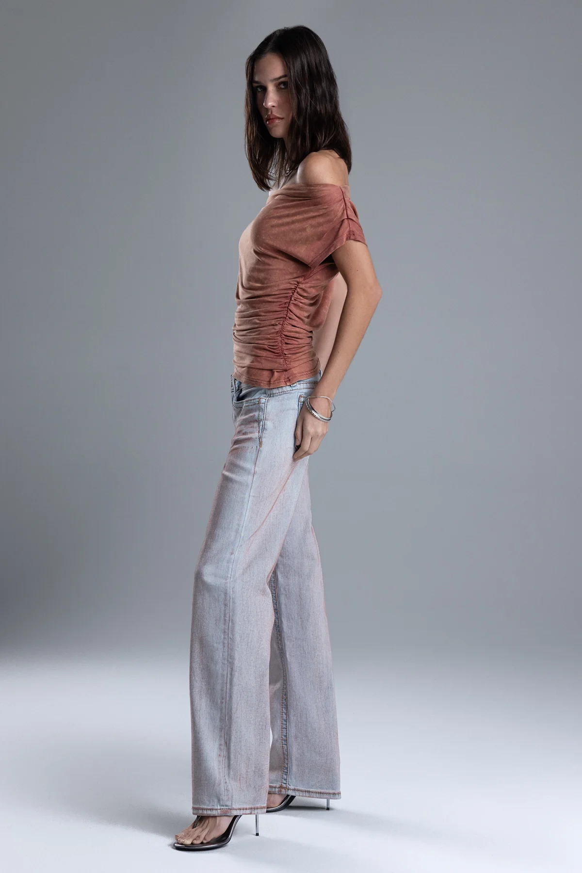 Scarlett Low Rise Slim Wide Jeans - Image 4