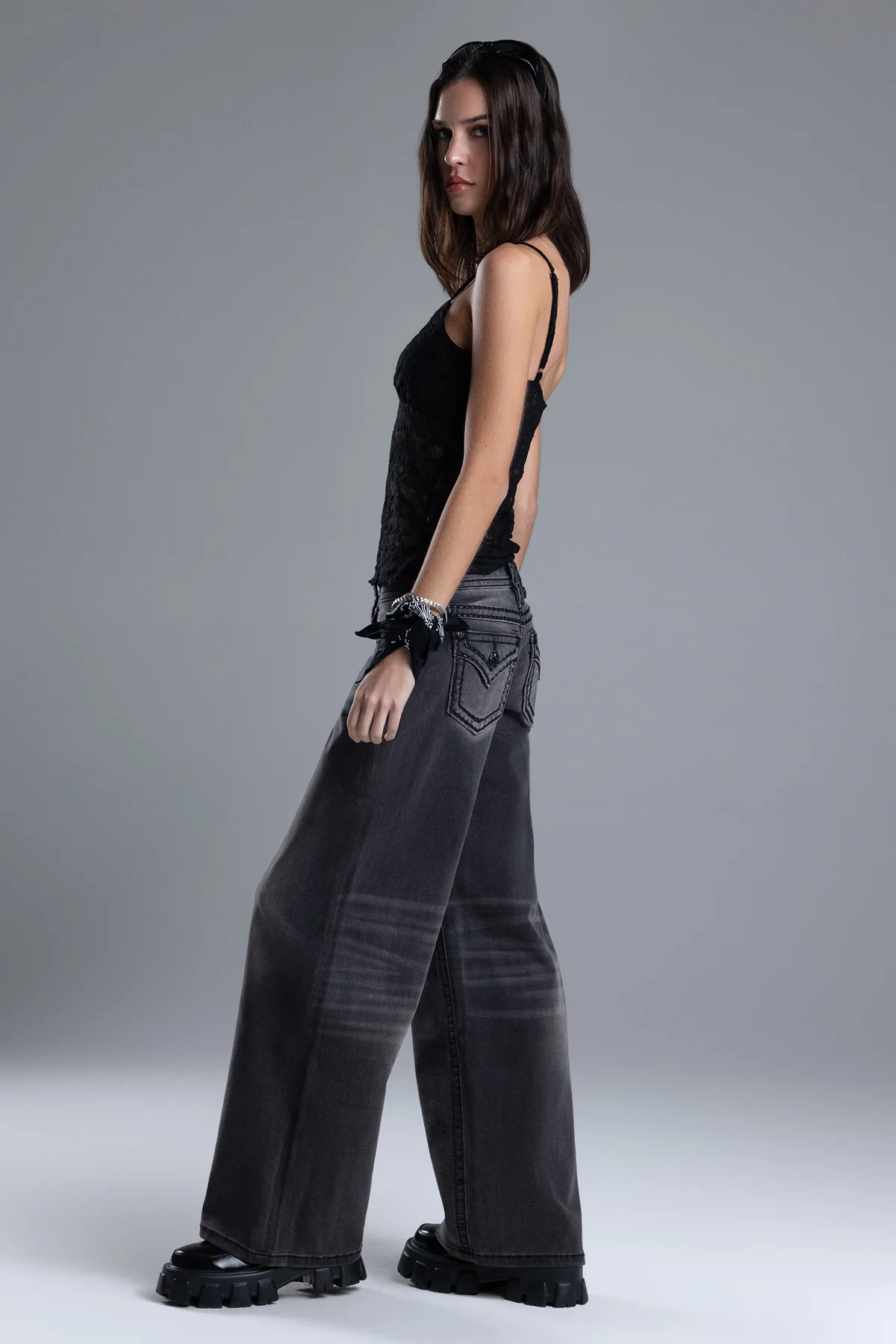 Sevryn Wide Leg Jeans - Image 4