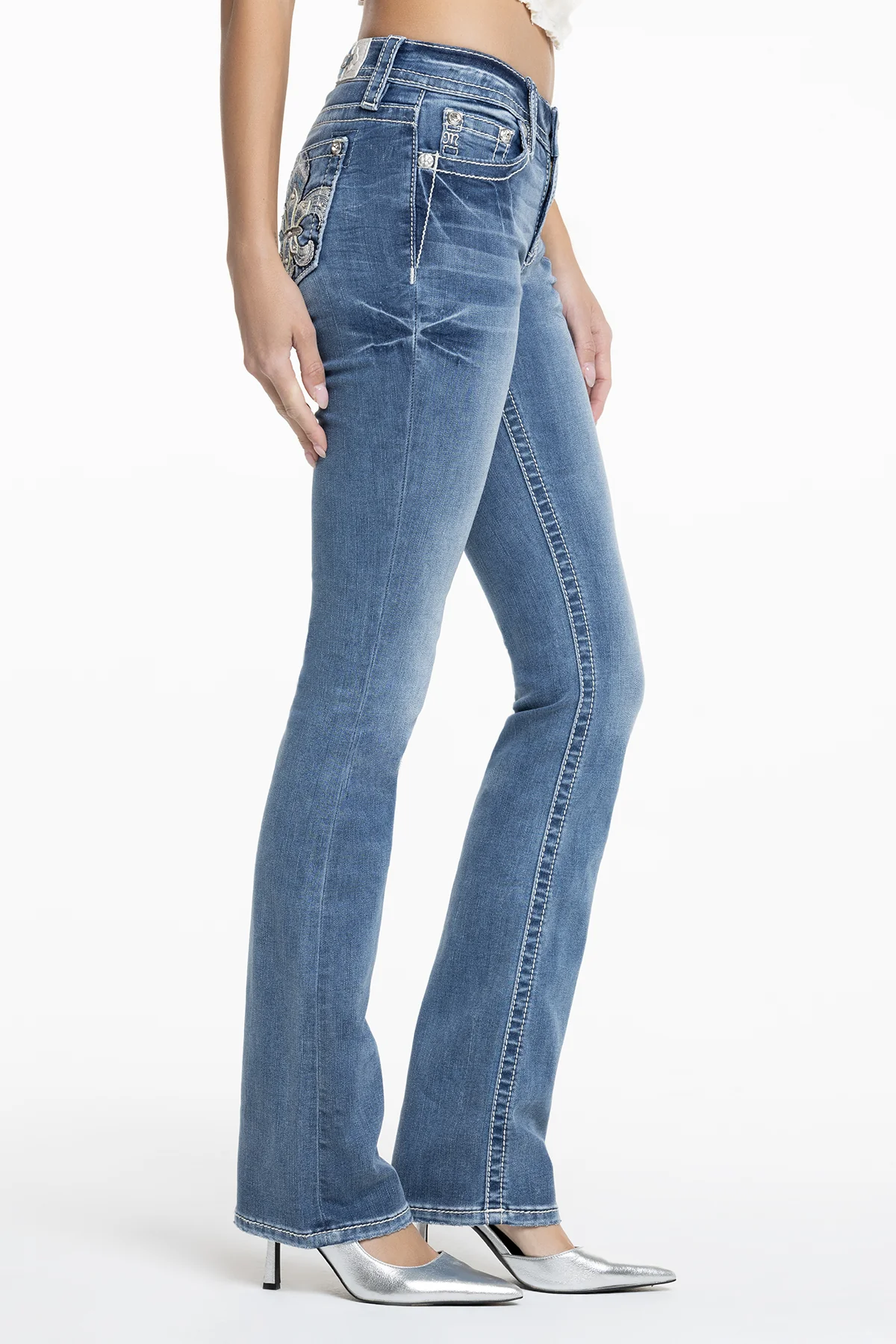 Shelly Fleur Bootcut Jeans - Image 4