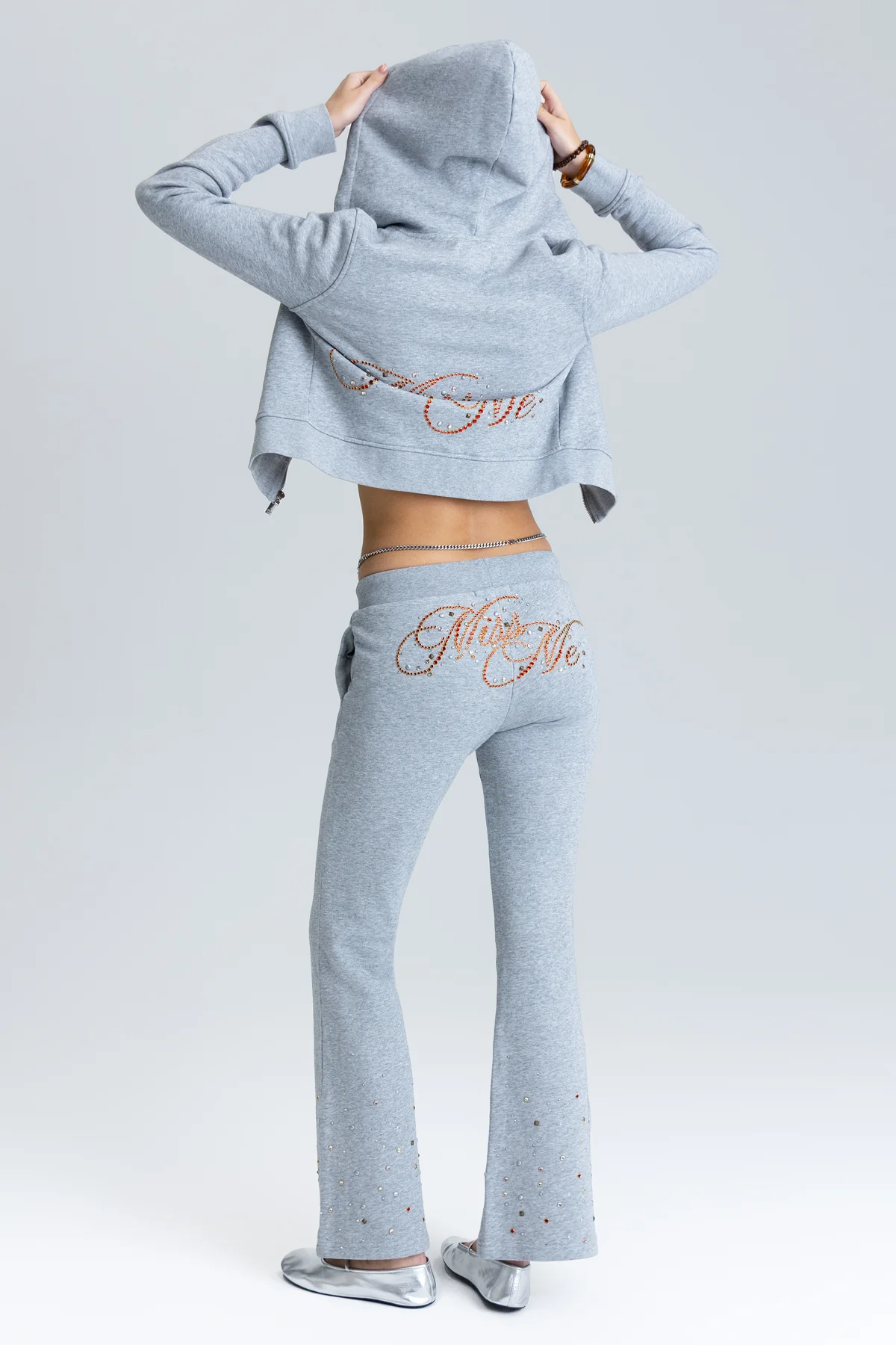 Strobe Rhinestone Sweatpants - Image 10