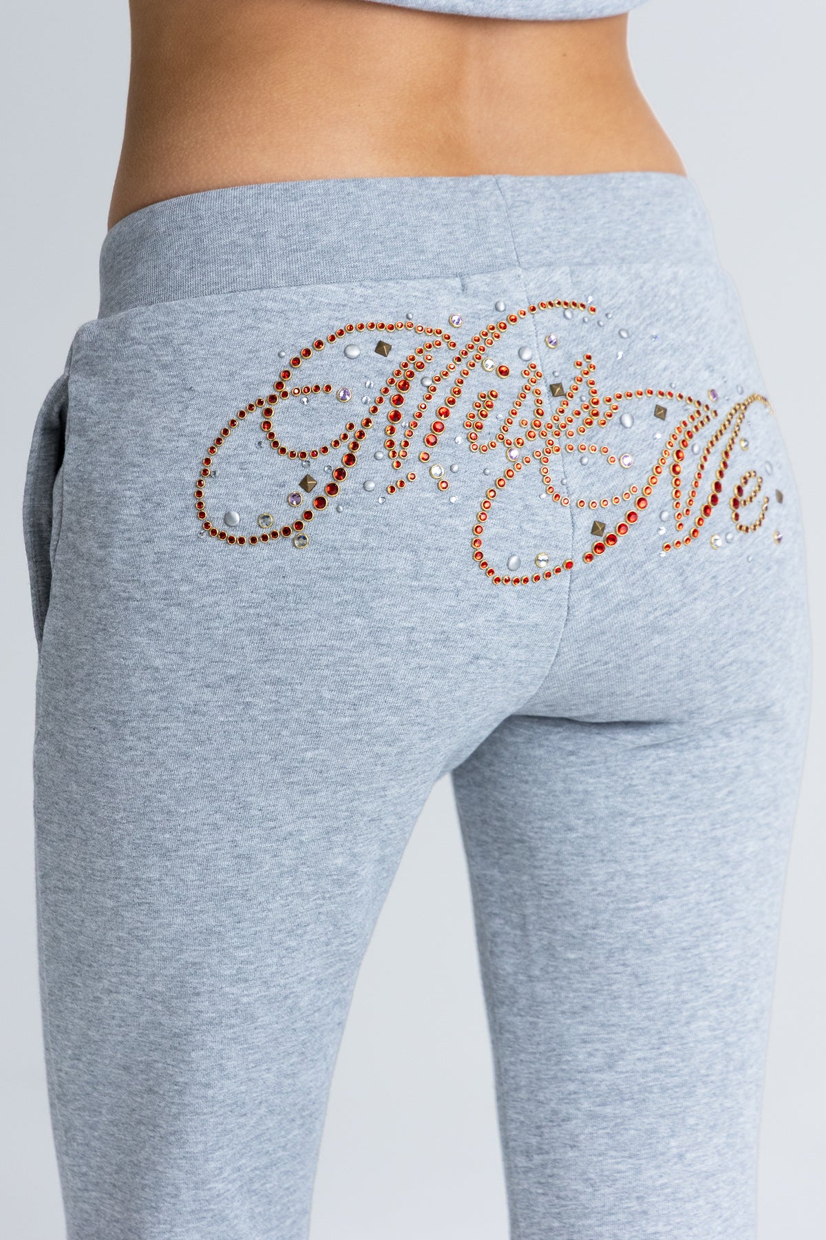 Strobe Rhinestone Sweatpants - Image 12