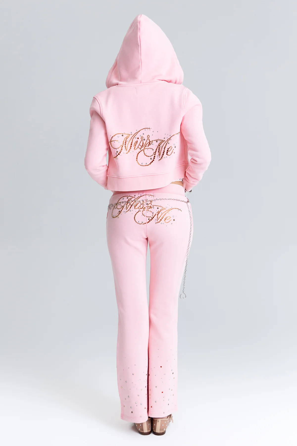 Strobe Rhinestone Sweatpants - Image 9