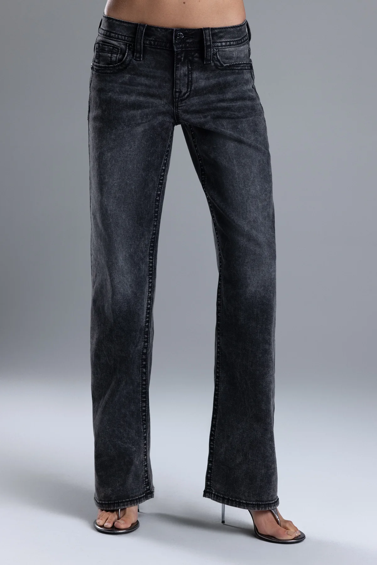 Whitney Low Rise Wide Leg Jeans - Image 3