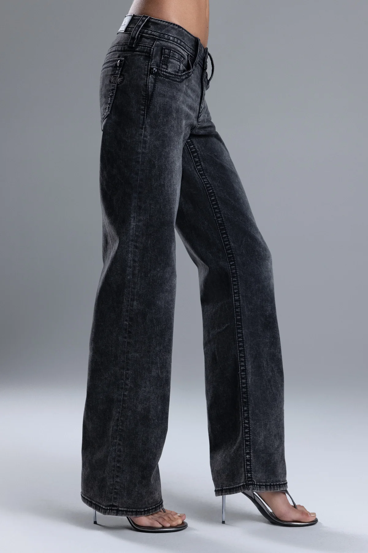Whitney Low Rise Wide Leg Jeans - Image 5