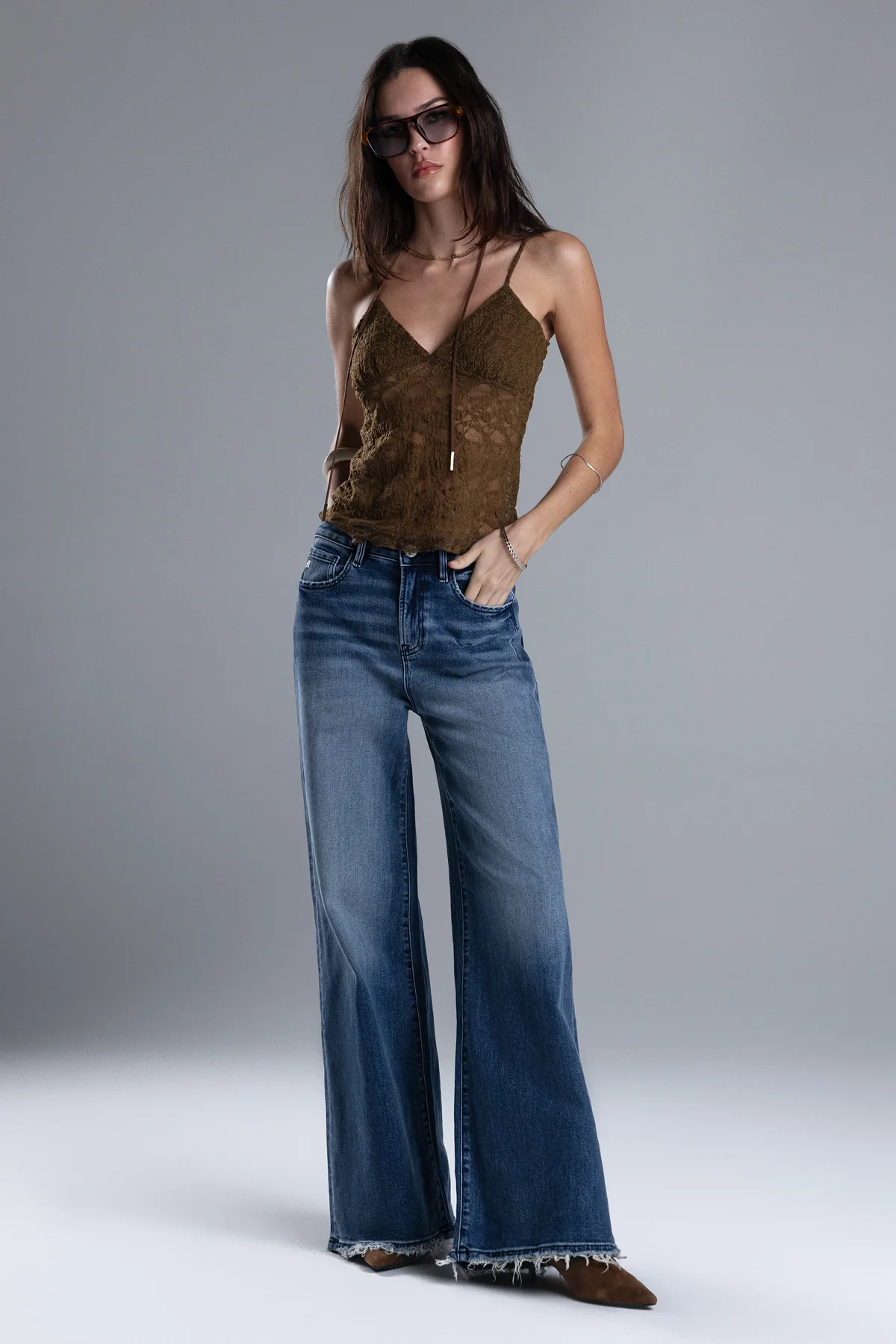 Wren Super Wide Leg Jeans - Image 5